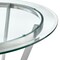 Armen Living Naomi and Roman 5-Piece Counter Height Dining Set in Brushed Stainless Steel and Gray Faux Leather SETNMRMGRBS5 - alternate 5